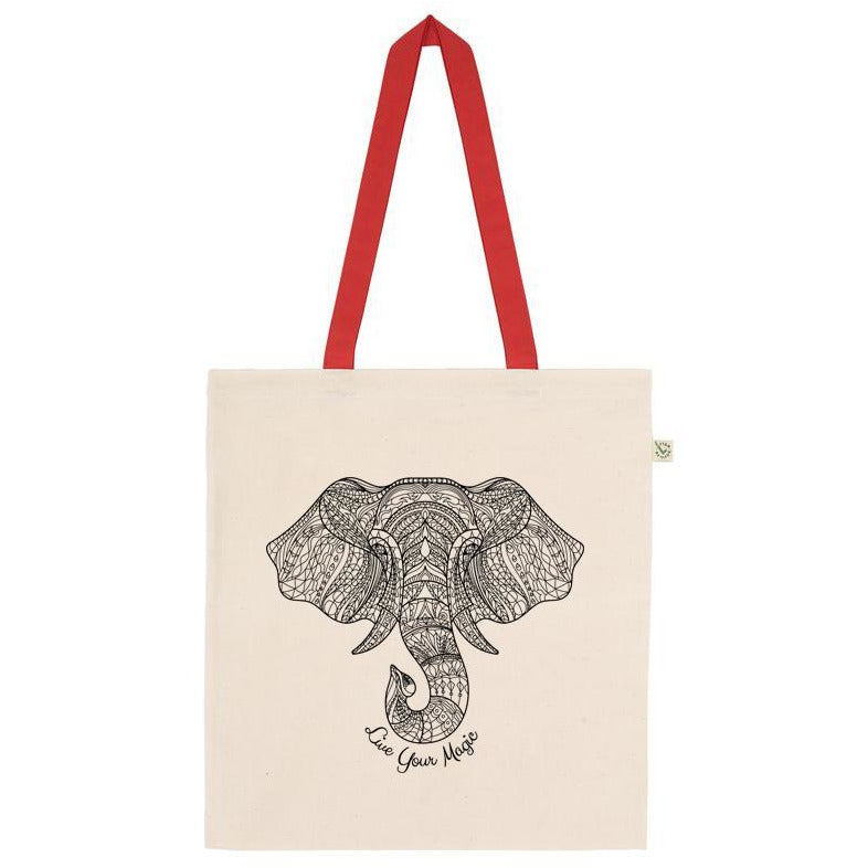 Elephant Shopper Tote Bag
