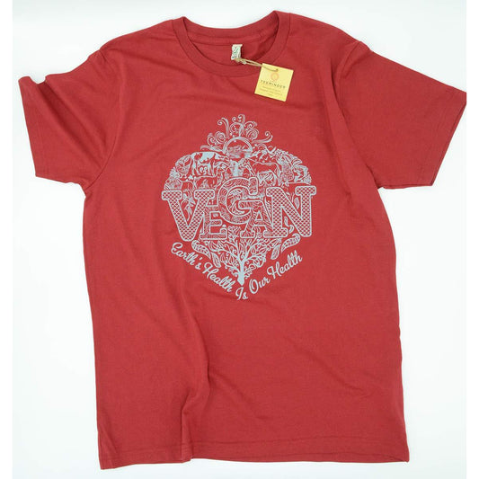 Vegan II - Men's /Unisex Organic Cotton T-shirt - Teeminder