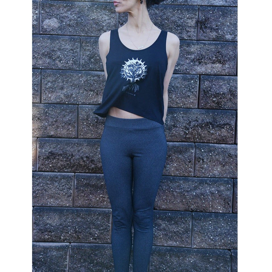 OM Tree of Life - Rooted in Gratitude - Women's Flared TankTop