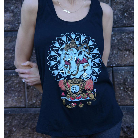 Bali Ganesha : Women's Organic Cotton tank