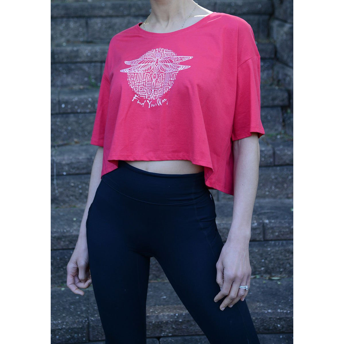 Find your way - Women's Organic Cotton Slouchy Tee