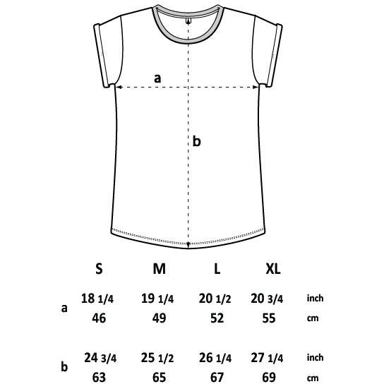 Sustainability - Women's Rolled sleeves Organic Cotton T-shirt