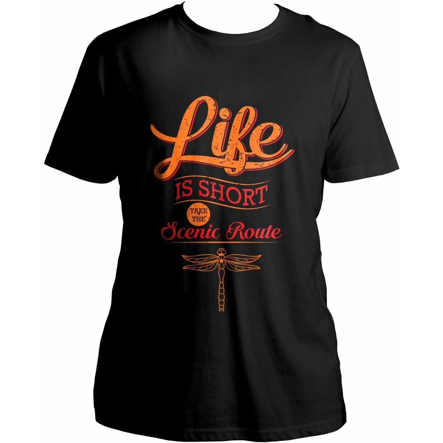 Life is short, take the scenic route - Men's Organic Cotton T-shirt - Teeminder