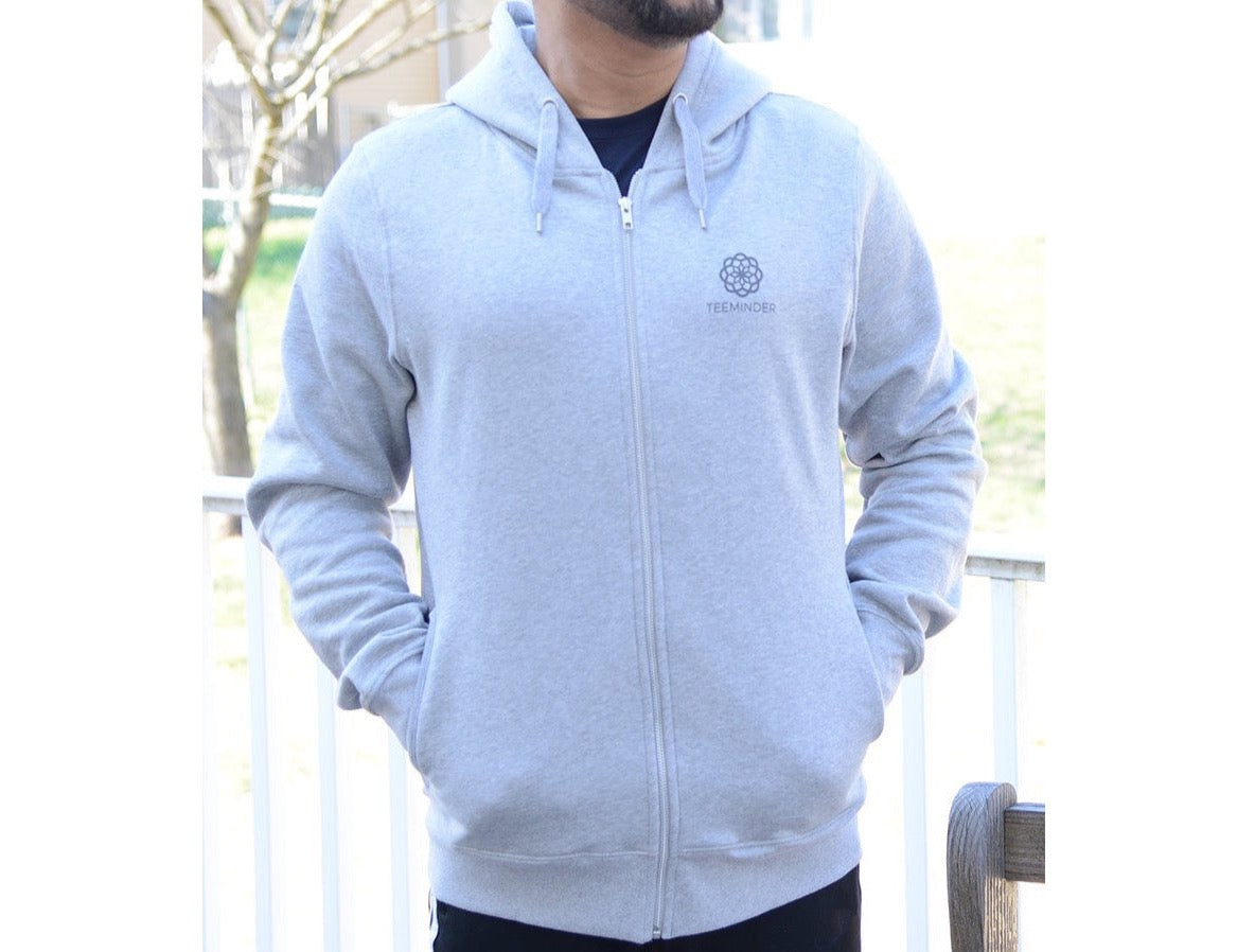 Vegan II - Men's / Unisex Organic Cotton Zipper Hoodie