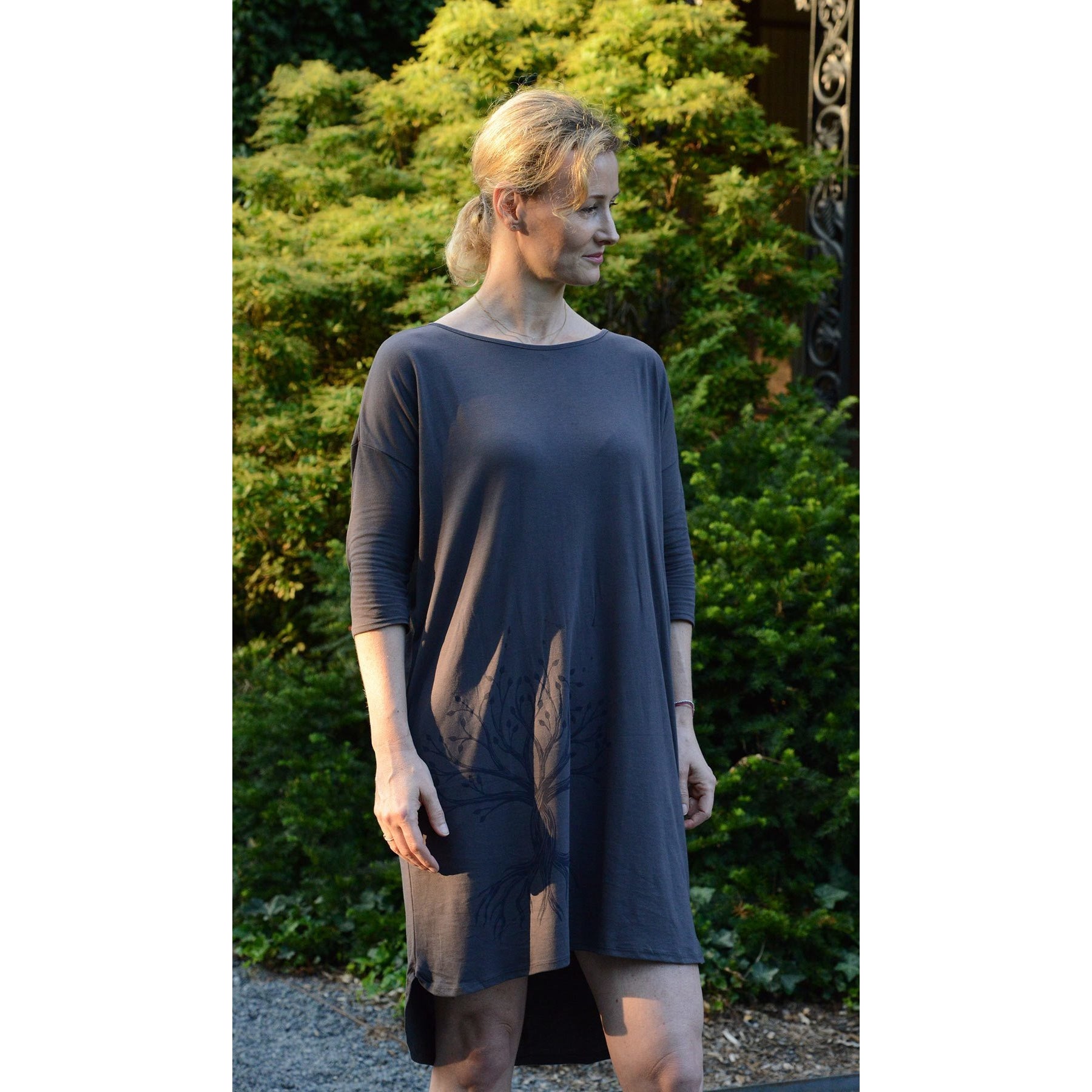 Rooted in Gratitude - Exclusive Women's Tunic Dress - Teeminder
