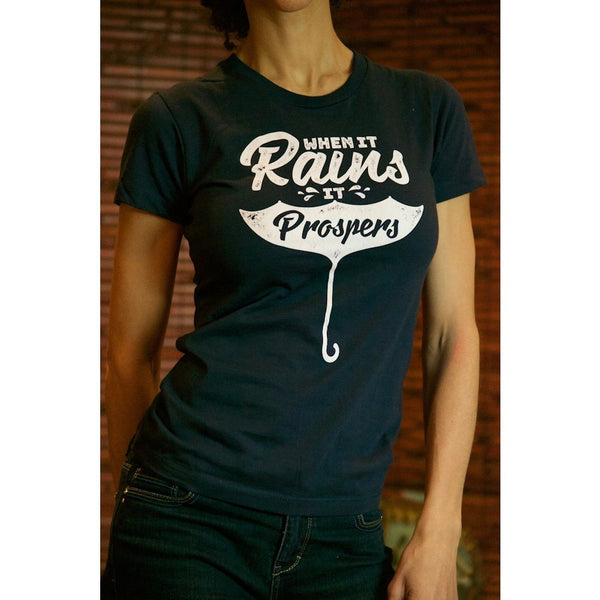 When it rains, it prospers - Women's Organic Cotton T-shirt - Teeminder