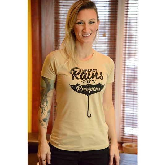When it rains, it prospers - Women's Organic Cotton T-shirt - Teeminder