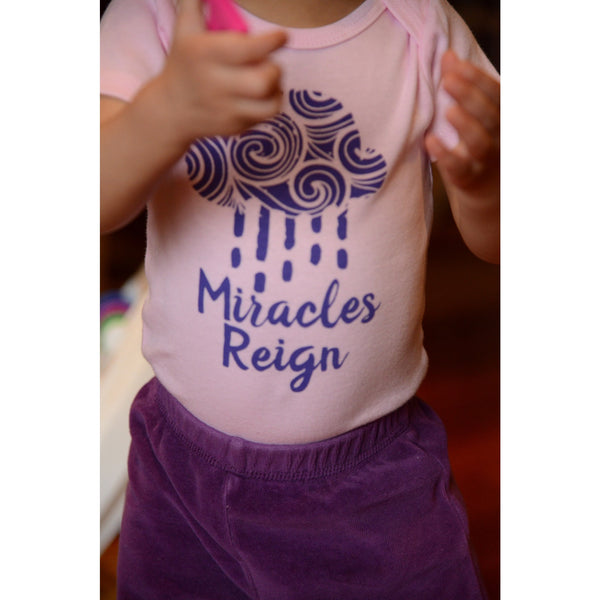 Miracles Reign - Baby Organic Cotton Onesie - Teeminder
