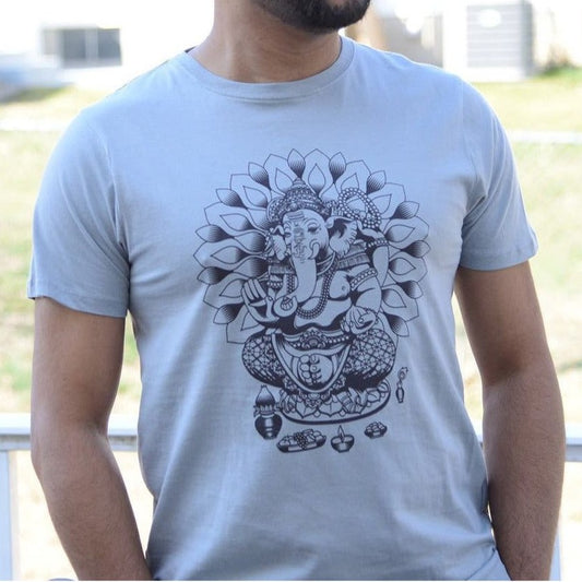 Bali Ganesha - Men's 100% Combed Organic Cotton T-shirt