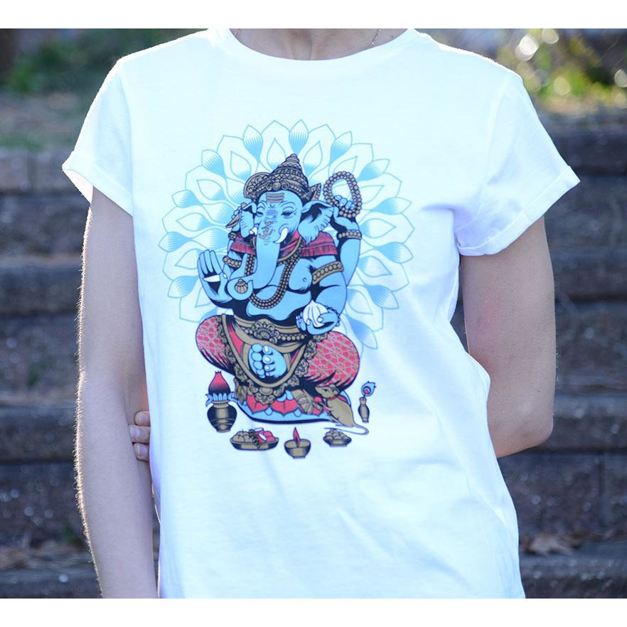 Bali Ganesha in all his glory - White!
