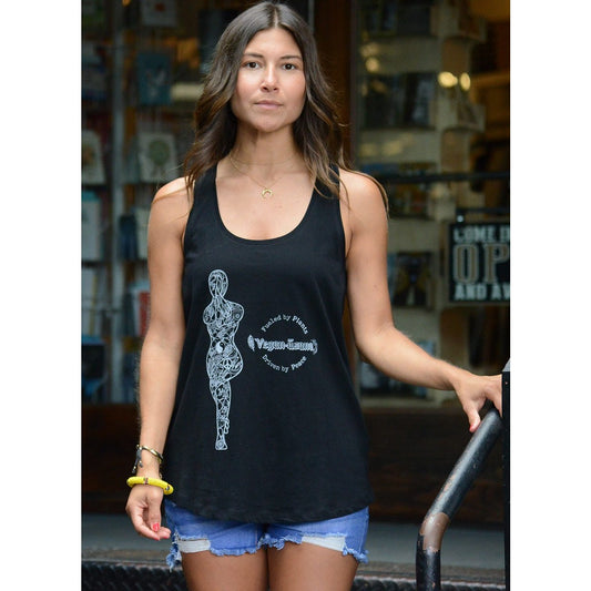 Vegan-āsana : Women's Organic Cotton tank - Teeminder