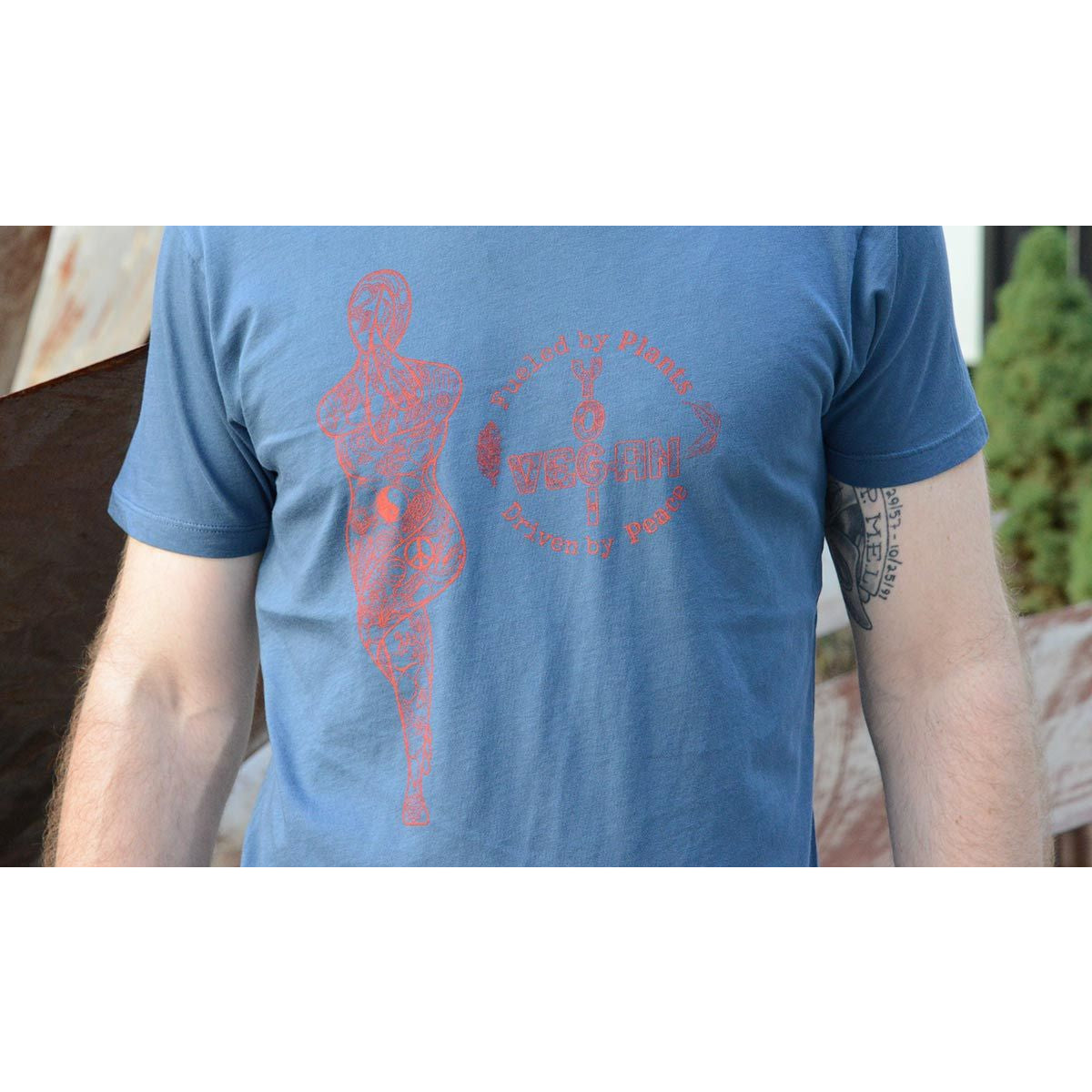Vegan/Yogi - Men's Organic Cotton T-shirt - Teeminder