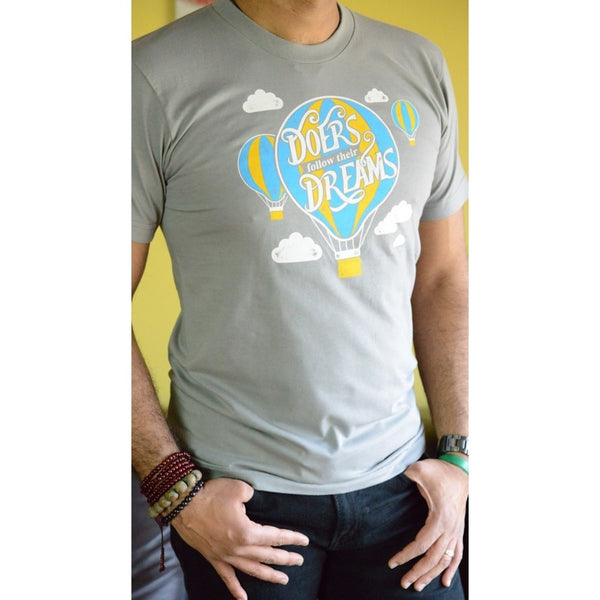 Doers follow their dreams - Men's Organic Cotton T-shirt - Teeminder